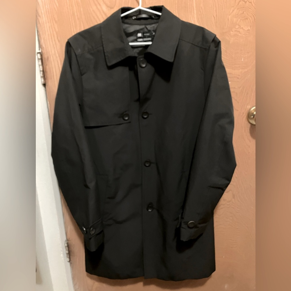 Men’s Black Mack Jacket, Par Simon’s, Size 38